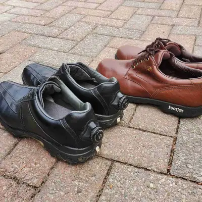 Mens BOA FOOTJOY Golf Shoes Black BOA Style size 10.5 $120Brown , View more
