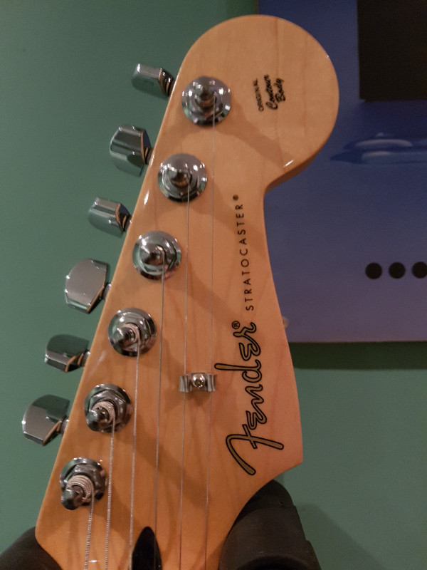 Fender Player Stratocaster  Aged Cherry Burst $950 obo in Guitars in Miramichi - Image 3