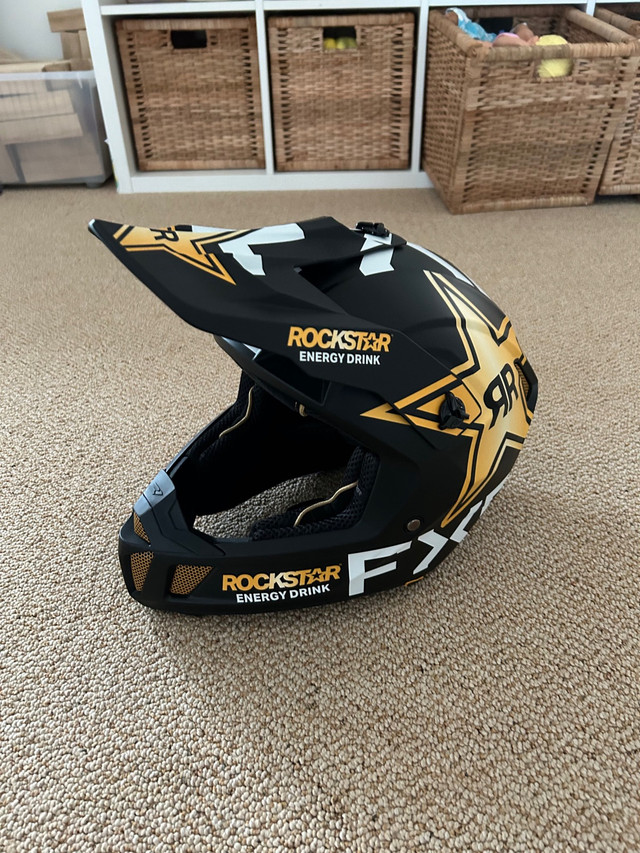2023 FXR Team Rockstar moto helmet  in Clothing, Shoes & Accessories in Winnipeg - Image 2