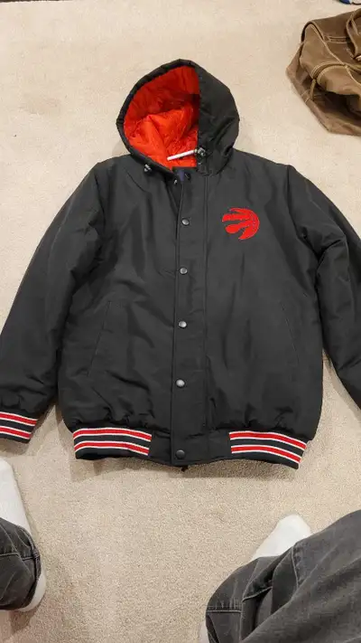 Toronto Raptors Puffer Coat Jacket Men Medium , View more