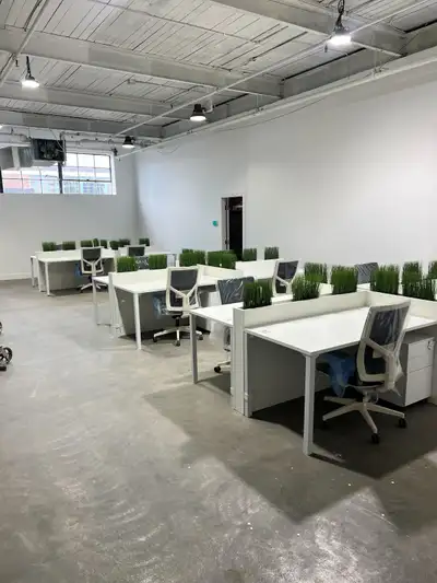 500 to 6000 sqft ( flexible), shared and dedicated warehouse space with loading dock, Internet, coff...