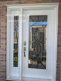Entry Door SideLite Front Single  Supply Install