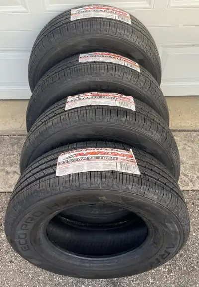 FOR SALE , -4- NEW ! 235-70HR16 ALL-SEASON TIRES - ECO PRO - DOT# 2724 and 1724 --- ( 2 -ONLY ) 255-...