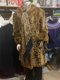 Faux fur coat “Olympia”, size 2X