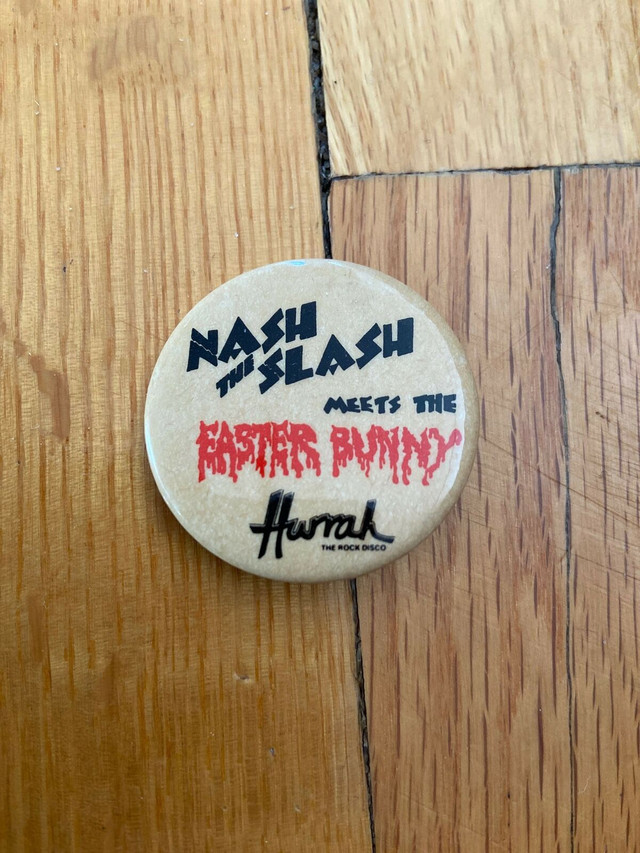 Macaron de Nash The Slash 1980 dans Art et objets de collection  à Longueuil/Rive Sud