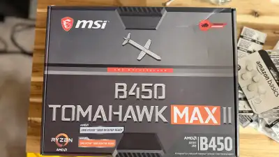 MSI B450 Tomahawk Max II AM4 Motherboard – Like New/Open Box, View more