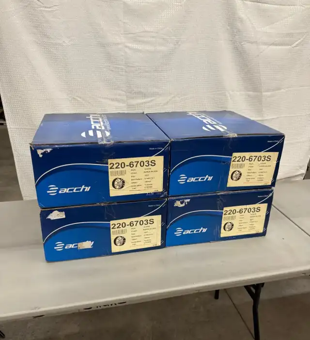 Sacchi Hypersilver Rims Set Of 4 16x7 in Tires & Rims in Hamilton - Image 3