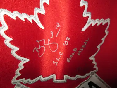 This Nike Pro jersey, size 52 was signed by N.H.L. Hall of Famer and Toronto Maple Leaf's President...
