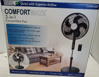 BRAND NEW Comfortmate 40.6 cm (16 in.) Convertible Pedestal Fan