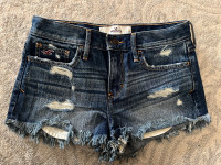 Hollister Jean Shorts Light Wash Size 25