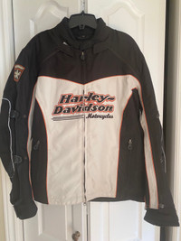 Women’s Harley Davidson Motorcycle Jacket: Size XL