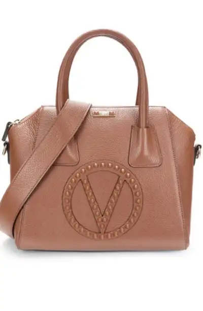 Valentino By Mario Valentino MINIMI Rock V-Logo Tan Leather Bag, View more