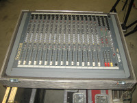 Used Soundcraft Spirit "live" 16x2 mixer in case