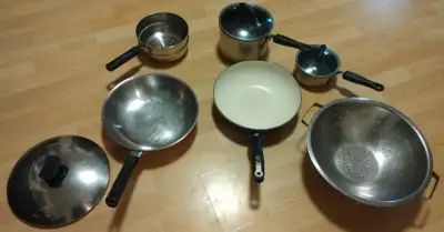 Pots, pans, and sundries, View more