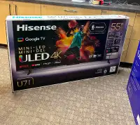 Hisense (2023) 55″ U78KM Series Mini-LED 4K ULED Quantum Dot TV