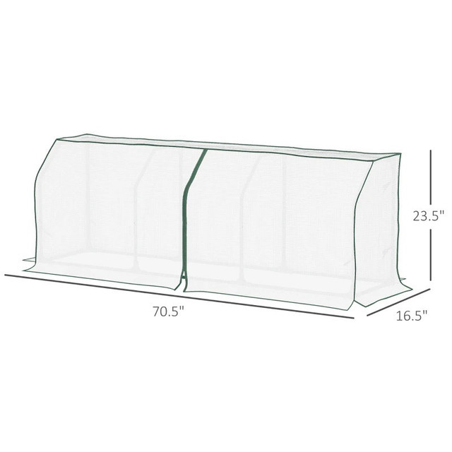 71" x 17" x 24" Mini Greenhouse Portable Hot House for Plants wi in Patio & Garden Furniture in Markham / York Region - Image 3