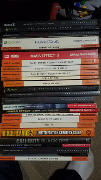 A Ton Of Strategy Guides For Sale