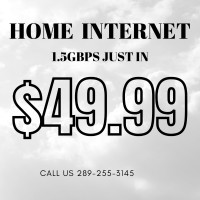 FASTEST HOME INTERNET ROGERS 1.5 GBPS