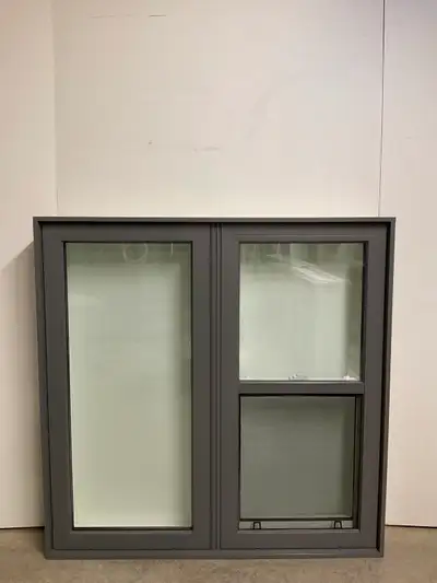 10849JGH Fenêtre Jumelée Guillotine HYBRIDE Charbon 48 x 48, View more