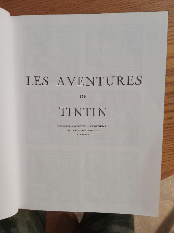 les aventures de tintin  au pays des soviets dans Bandes dessinées  à Lac-Saint-Jean - Image 3