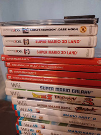 Wii accessories and games.. Nintendo games from switch to gc