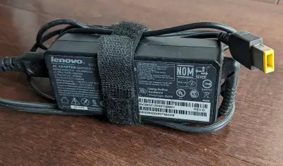 Lenovo 20V charger for laptops: + square connector 90W and 130W + round connector 65W