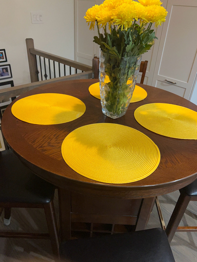 High top 40 inch  round table and chairs  dans Mobilier de salle à manger et cuisine  à Moncton - Image 2