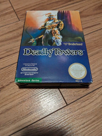 Deadly Towers CIB for NES