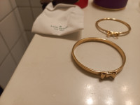 Kate spade 2 bangle bracelets pouch box