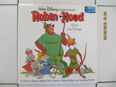 ClassicWaltDisneyProductionsRobinHoodStory and Songs Circa1973, View more