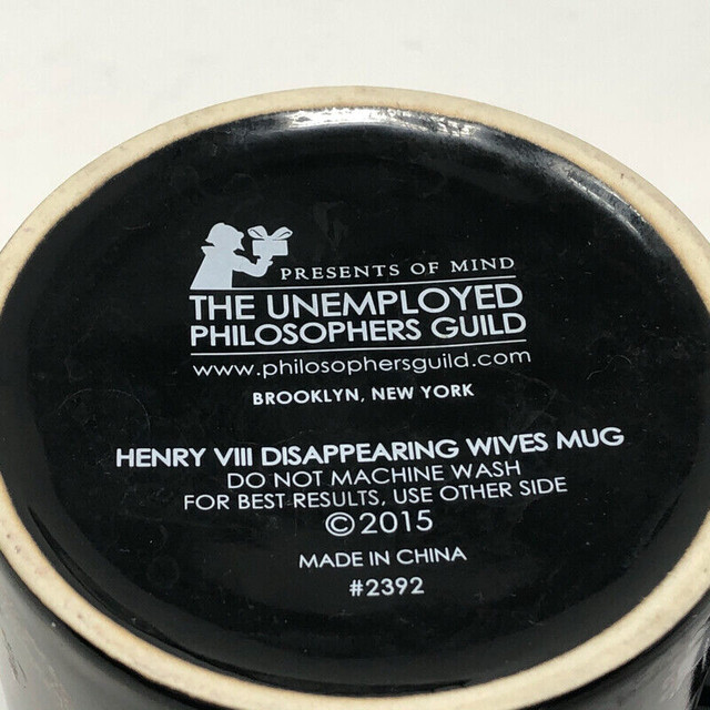Philosopher’s Guild Mug Henry VIII Disappearing Wives in Arts & Collectibles in Kitchener / Waterloo - Image 4