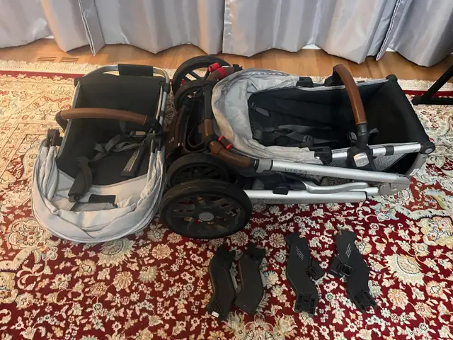 UPPAbaby Vista V2 Double Stroller and Bassinet in Strollers, Carriers & Car Seats in City of Toronto - Image 8