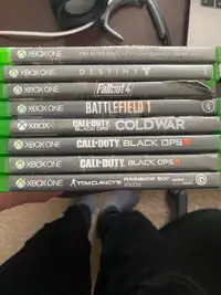 Xbox One Games (Call of Duty, Fallout 4, Battlefield, Destiny)