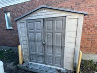 Garden storage shed