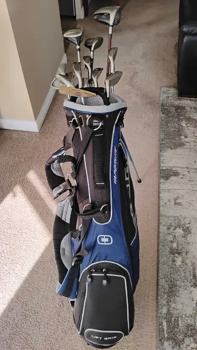 12 piece Taylor made golf club set, View more