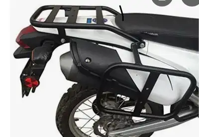 Back and side luggage and bag racks from Honda 250 CRF Rally. First two pictures are from stock phot...