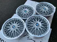 Set of OEM BMW 101M 2 Piece BBS 19" E60 rims in showroom cond
