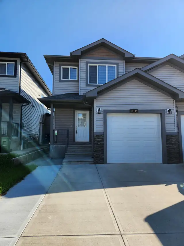 Half Duplex for Rent 15109-31 st Edmonton - finished basement