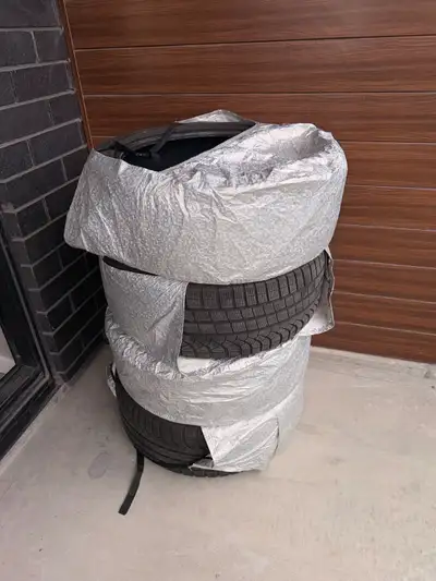 Selling a full set of 4 genuine Pirelli P Zero Winter tires in excellent condition — premium perform...