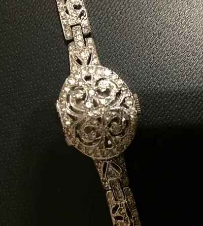 Vintage Polcini montre bracelet pour femme zircon, manuel, View more