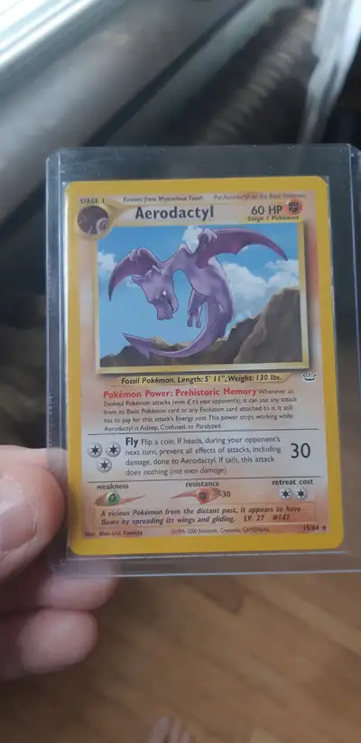 Aerodactyl (15/64) Mint Condition!