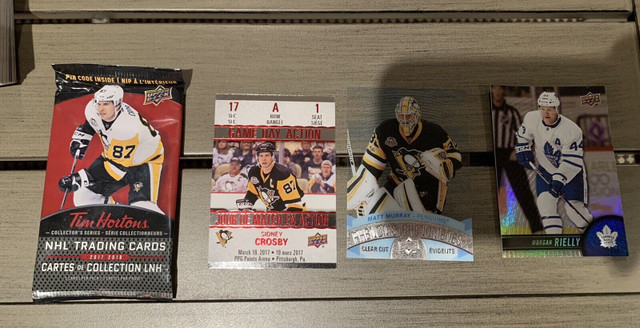 2017/18 Tim Horton’s UD Hockey Cards in Arts & Collectibles in Hamilton