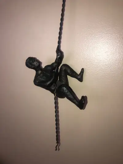 climbing man cast iron decoration wall, View more