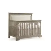 Natart Ithaca Crib and Dresser sugarcane color with upholstery
