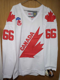 1987 Mario Lemieux Team Canada ccm jersey size xl nwt new