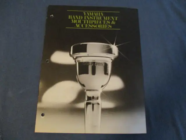 YAMAHA BAND INSTRUMENT MOUTHPIECES-12 PAGE BROCHURE-1970'S-RARE! in Arts & Collectibles in Laval / North Shore - Image 3