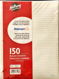 Hilroy Canada Exercise Book & Hilroy Refill Paper Ruled