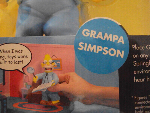 THE SIMPSONS - GRAMPA SIMPSON - 2000 in Arts & Collectibles in Barrie - Image 4