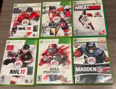 Jeux Xbox 360 -  2$ chaque, View more