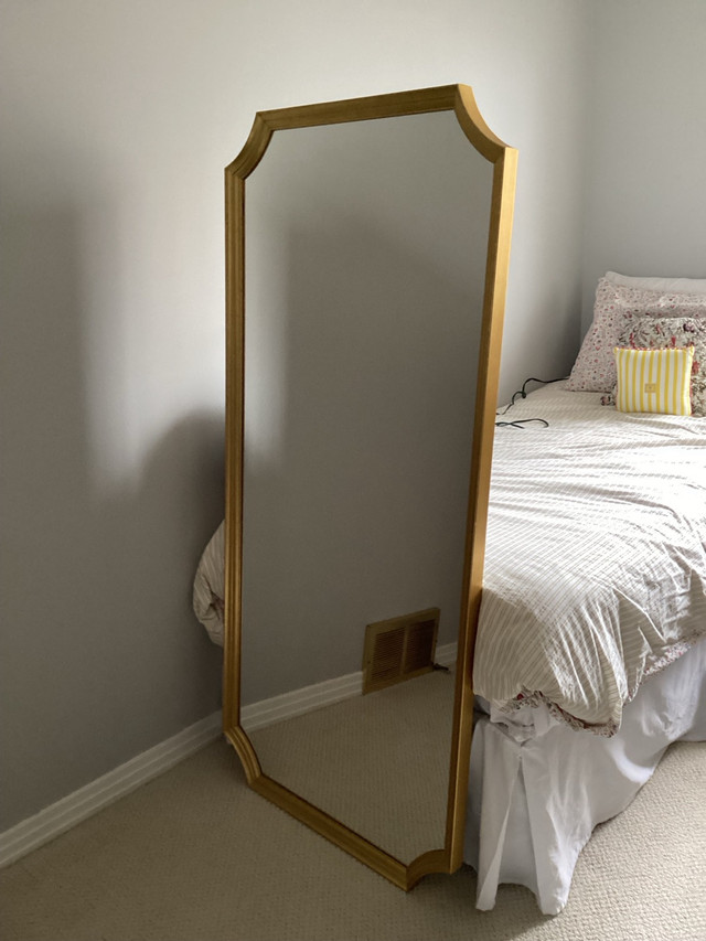 IKEA Full Length Gold Mirror in Home Décor & Accents in Edmonton - Image 3